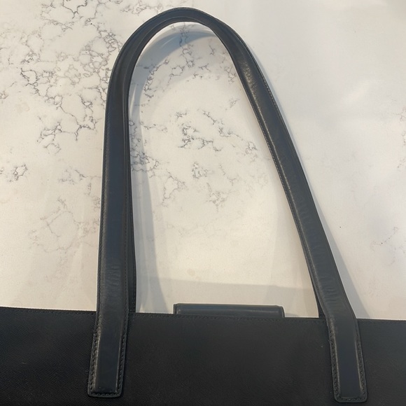 Vintage Coach Leather & Microfiber Fabric Satchel - Picture 7 of 15